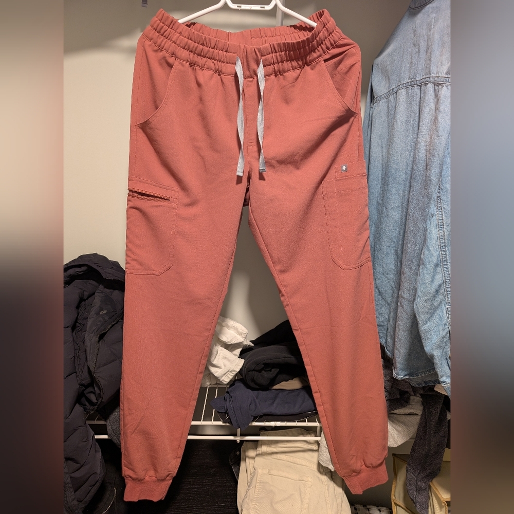 Figs Umam Jogger Pants Mauve SMALL TALL